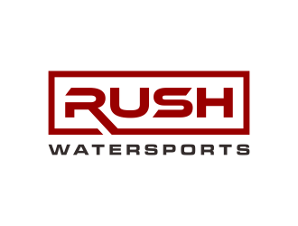 Rush Watersports logo design by p0peye