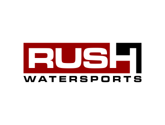 Rush Watersports logo design by p0peye