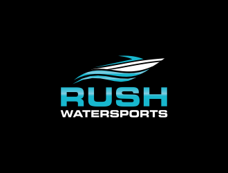 Rush Watersports logo design by Megatronus