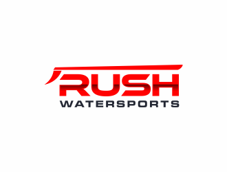 Rush Watersports logo design by scolessi
