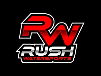 Rush Watersports logo design by uttam