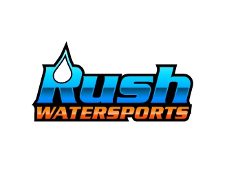 Rush Watersports logo design by uttam
