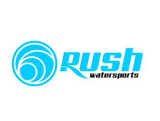 Rush Watersports logo design by serprimero