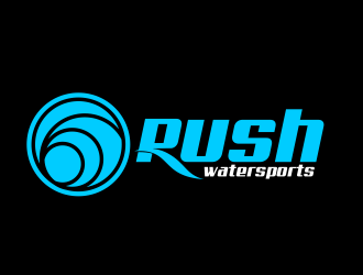 Rush Watersports logo design by serprimero