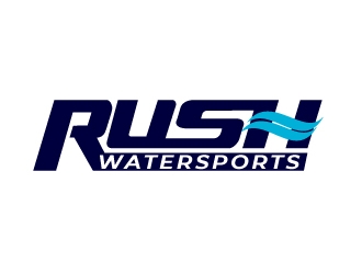Rush Watersports logo design by Assassins