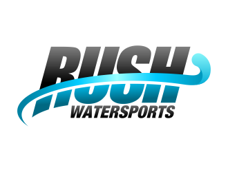 Rush Watersports logo design by ekitessar