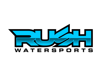 Rush Watersports logo design by ekitessar