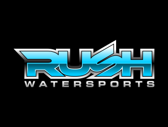 Rush Watersports logo design by ekitessar