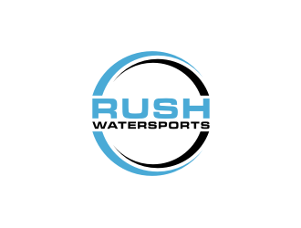 Rush Watersports logo design by johana