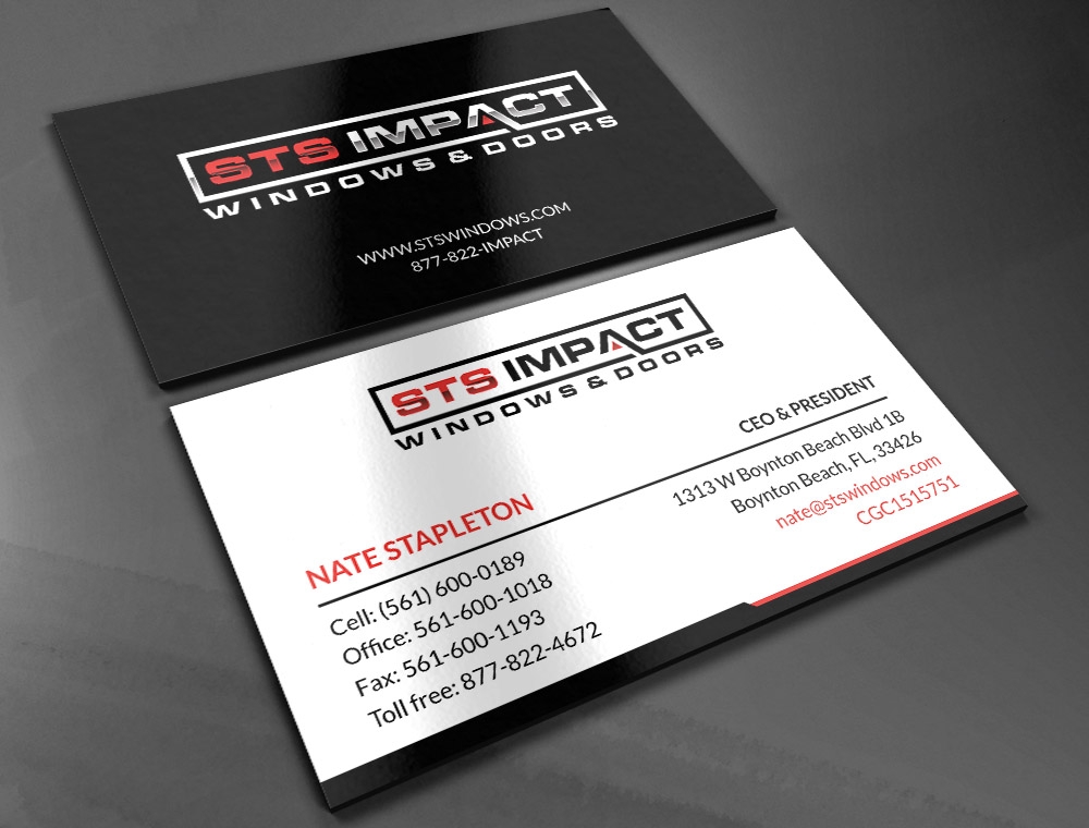 STS Windows & Doors logo design by fritsB