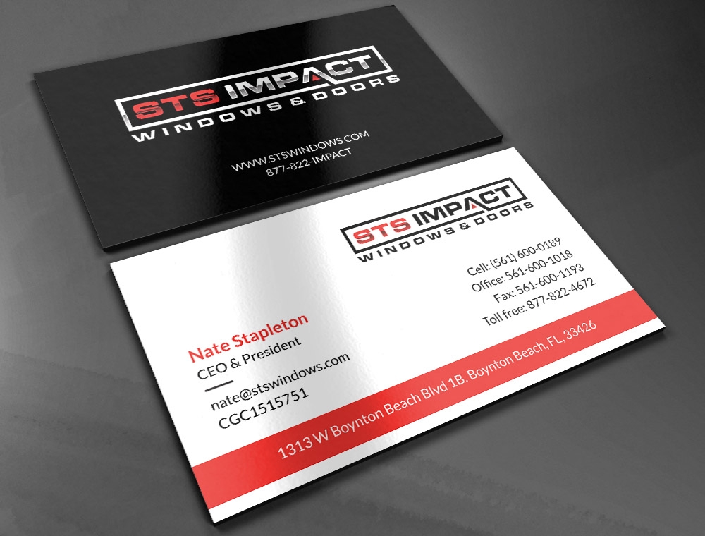 STS Windows & Doors logo design by fritsB