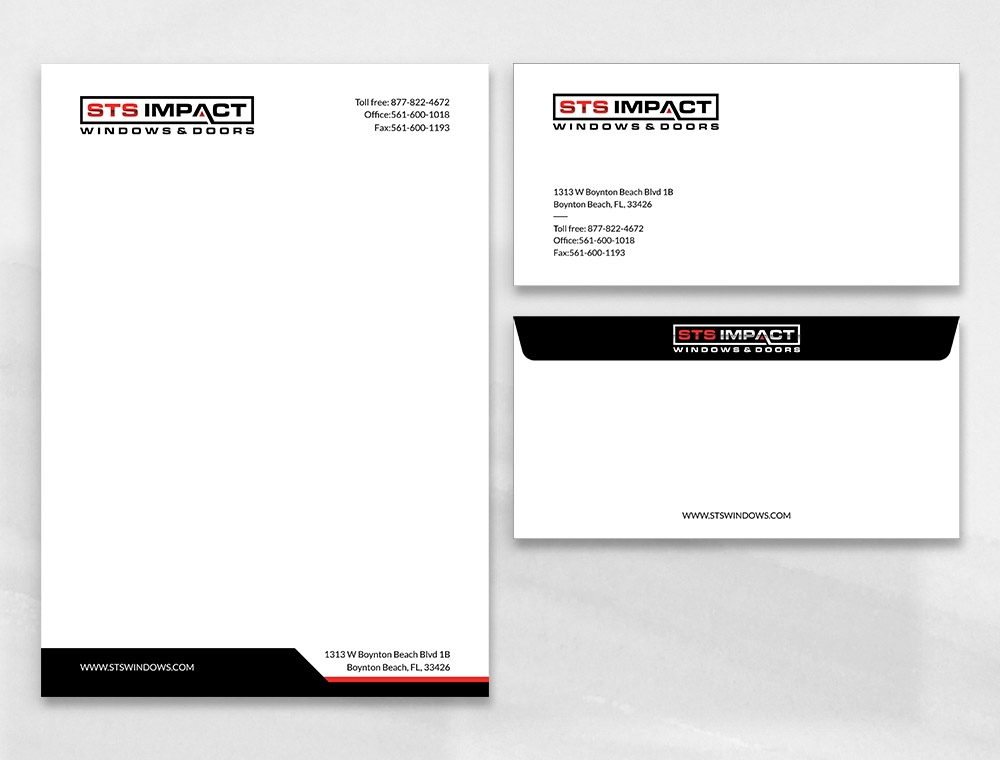 STS Windows & Doors logo design by fritsB