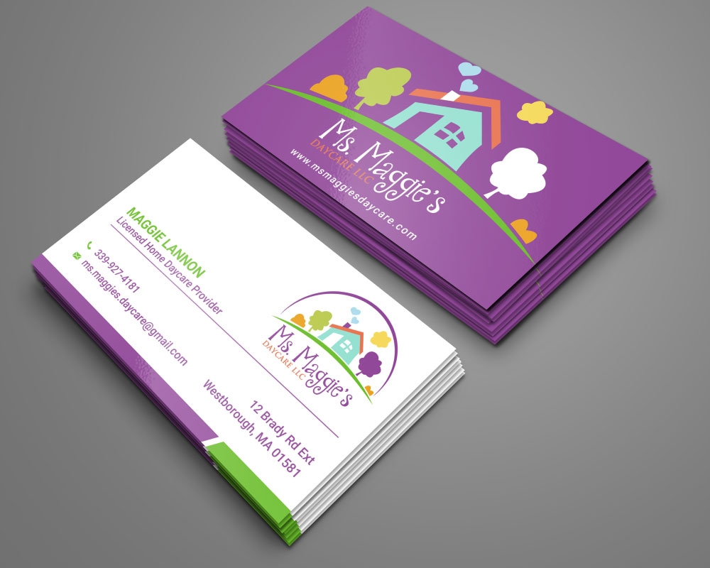 Ms. Maggie’s Daycare LLC logo design by Boomstudioz