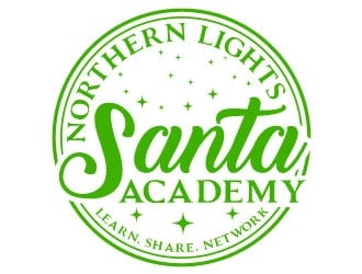 Northern Lights Santa Academy logo design by Suvendu