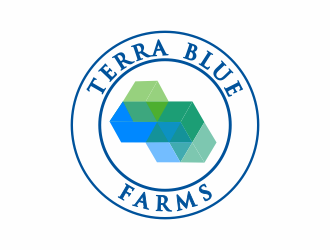 Terra Blue Farms logo design by Mahrein