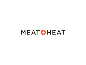 Meat [plus sign] Heat  logo design by Sheilla