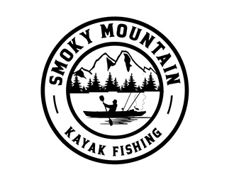 Smoky Mountain Kayak Fishing logo design by PrimalGraphics