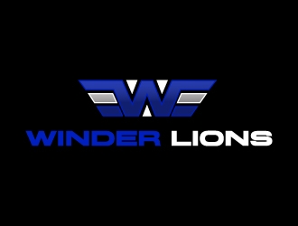 Winder Lions logo design by drifelm
