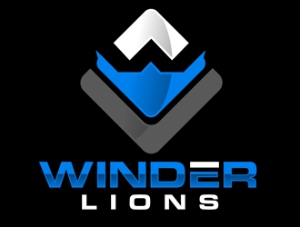 Winder Lions logo design by DreamLogoDesign
