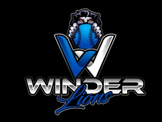 Winder Lions logo design by DreamLogoDesign