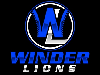 Winder Lions logo design by DreamLogoDesign