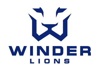 Winder Lions logo design by DreamLogoDesign