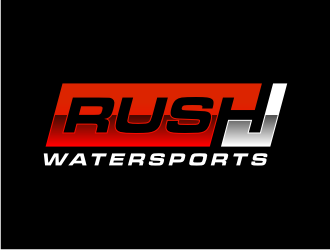 Rush Watersports logo design by puthreeone