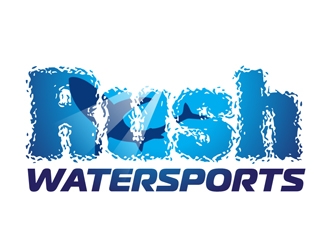 Rush Watersports logo design by DreamLogoDesign