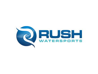 Rush Watersports logo design by Rizqy