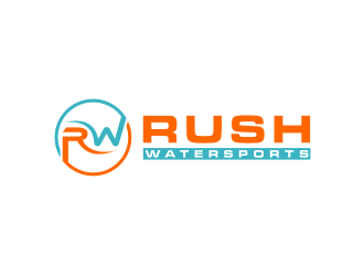 Rush Watersports logo design by bricton
