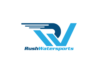 Rush Watersports logo design by nona