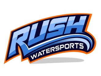 Rush Watersports logo design by veron