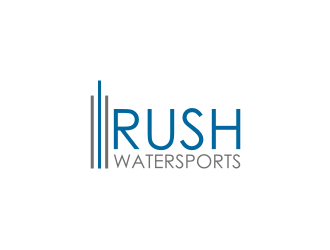Rush Watersports logo design by rief