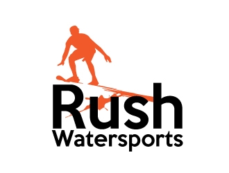 Rush Watersports logo design by AamirKhan