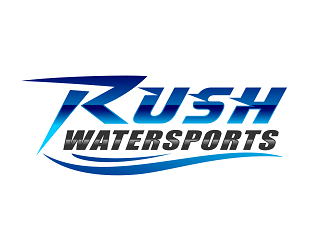 Rush Watersports logo design by haze