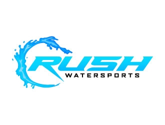 Rush Watersports logo design by daywalker