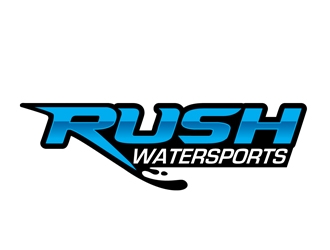 Rush Watersports logo design by DreamLogoDesign