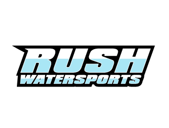 Rush Watersports logo design by Ultimatum