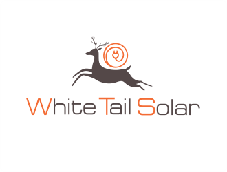White Tail Solar logo design by RealTaj
