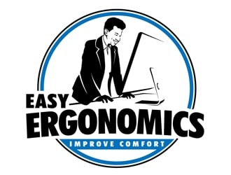 Easy Ergonomics logo design by DreamLogoDesign