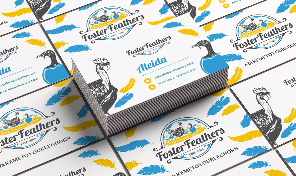Foster Feathers logo design by Frenic