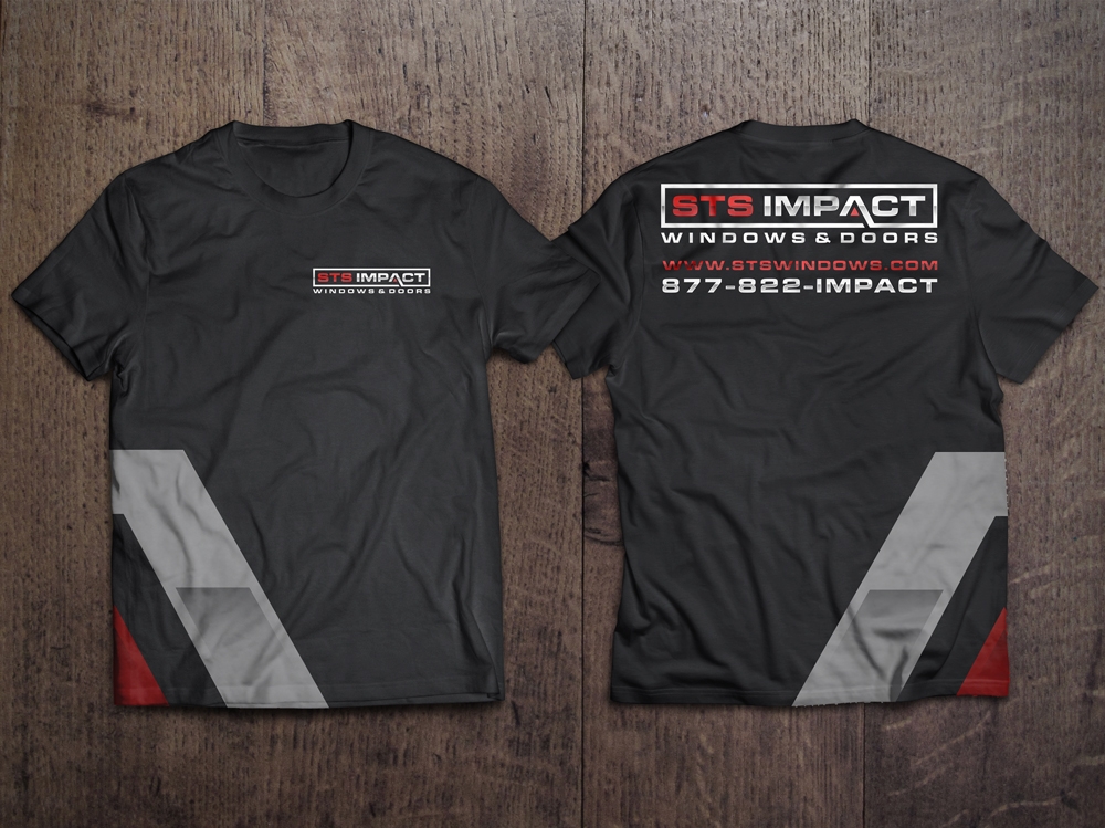 STS Windows & Doors logo design by KHAI