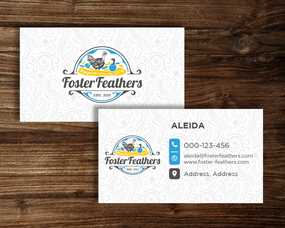 Foster Feathers logo design by chad™