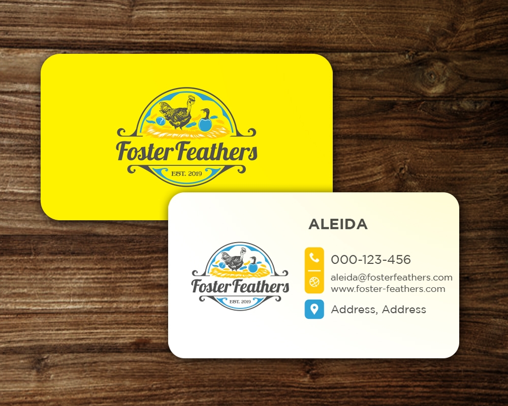 Foster Feathers logo design by chad™