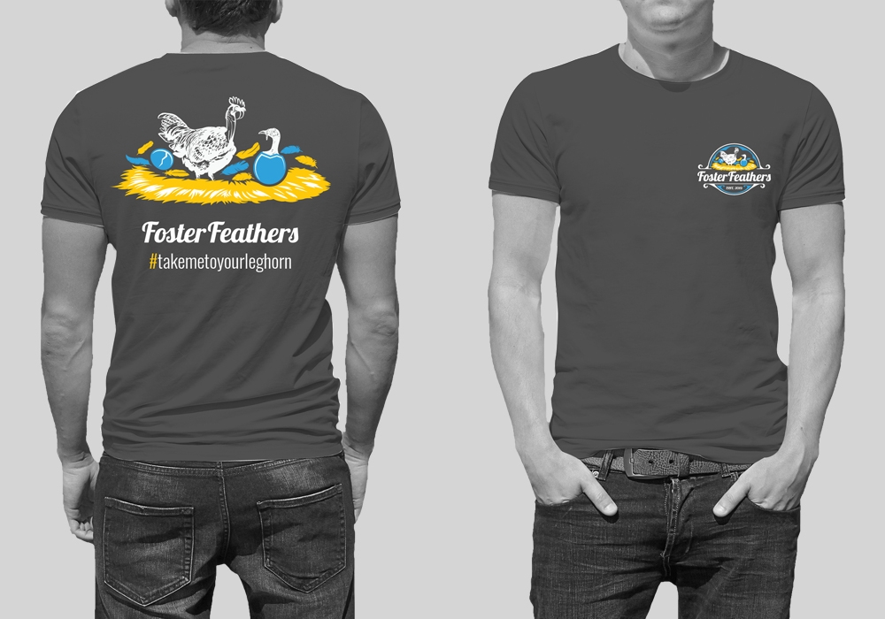 Foster Feathers logo design by DreamLogoDesign
