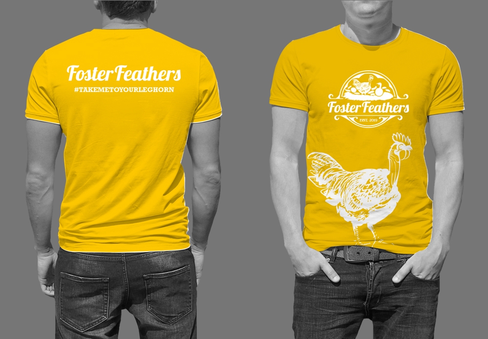 Foster Feathers logo design by DreamLogoDesign