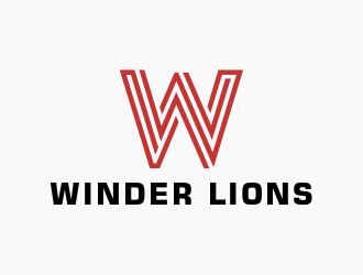 Winder Lions logo design by berkahnenen