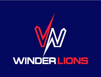 Winder Lions logo design by MUSANG