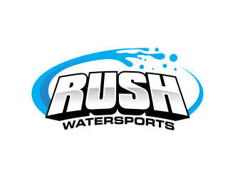 Rush Watersports logo design by ekitessar