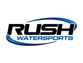 Rush Watersports logo design by kunejo